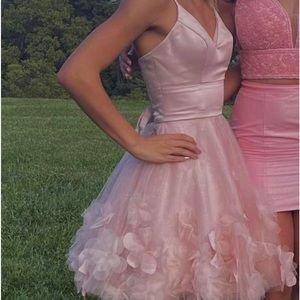 Homecoming sweetheart short formal dress